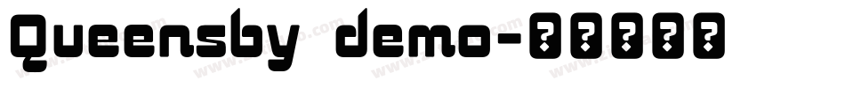 Queensby  demo字体转换
